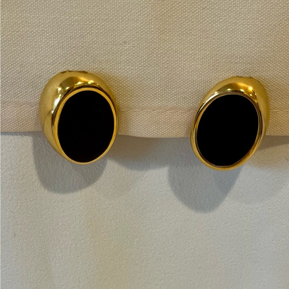 Napier Onyx Earrings